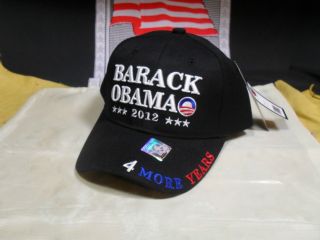 2012 President Barack Obama 4 More Years,  Yes We Can Democratic Vote Hat Cap