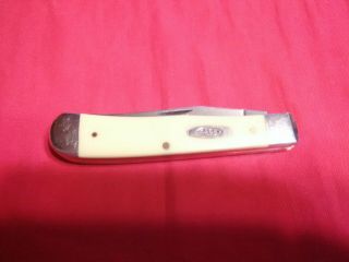 Case Xx Usa Model 3254 Cv Yellow Trapper Folding 2 - Blade Pocket Knife