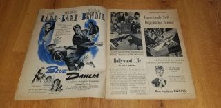 SCREEN GUIDE 1946 Rita Hayworth Clarke Gable Shirley Temple vintage movie 2