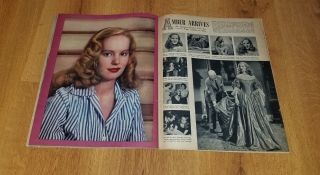 SCREEN GUIDE 1946 Rita Hayworth Clarke Gable Shirley Temple vintage movie 5
