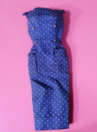 Vintage Barbie Blue Polka Dot Pak Sheath Dress