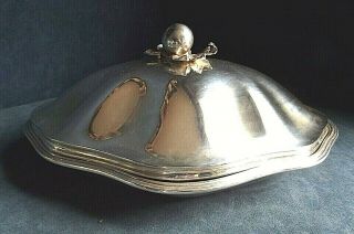 Large 12 " Silver Plated Serving Dish C1860