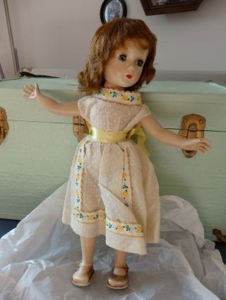 1954 Mme.  Alexander BRIDE doll with homemade clothes of the time 14 inches 2