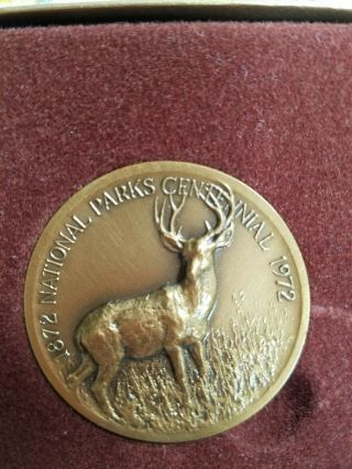Kings Canyon National Park Bronze Medal 1972 - Medallic Art Co