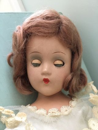 1940 ' s Composition Madame Alexander Wendy Ann Bride Doll 14 