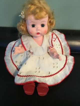 Vintage Littlest Angel Doll R&b Arranbee Hard Plastc Walker 1950 