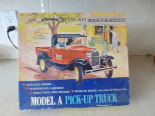Vintage Hubley Metal Kit Model A Ford Pick - Up Truck No.  855k - 300