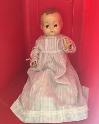 Effanbee Mama Doll Crier Vintage Composition Soft Body 18 Inch