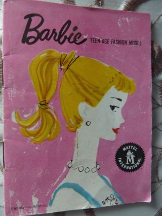 Vintage Barbie 1 Fashion Booklet 1959/ Gay P. ,  Roman H. ,  & Easter Parade