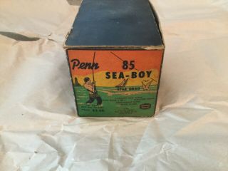Vintage Penn Reel W/ Box; 85 Sea Boy; Star Drag;