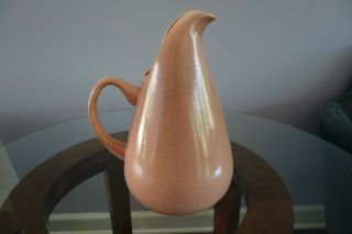 Antique Russel Wright American Modern Pitcher In Coral