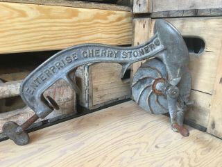 Antique Vintage Enterprise Cherry Stoner Pitter Seeder Patent 1883 Pennsylvania