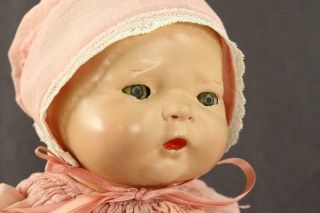 Vintage Baby Doll Composition Grace Storey Putnam Bye Lo Sleep Eye Cloth Body 15