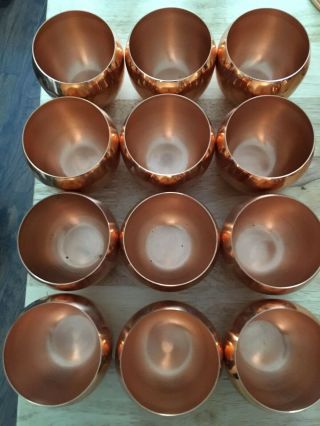Mid Century Modern Vintage Coppercraft Guild Copper Roly Poly Cup Moscow Mule 12