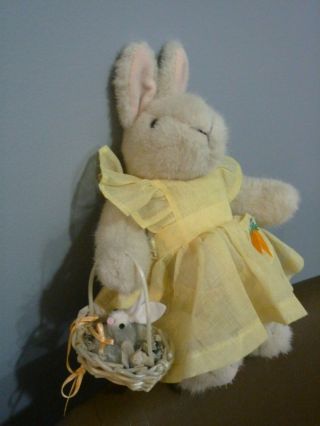 Vintage Hoppy Vanderhare Muffy Vanderbear Easter Fantasy Plush Bunny Toy