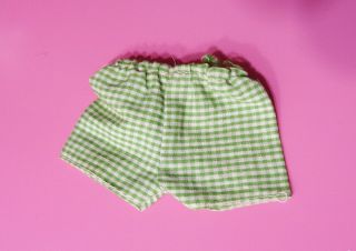 Vintage Ken Sears Exclusive Casual All Stars Green Checkered Shorts