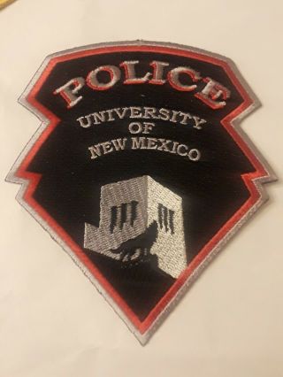 Mexico University Of Mexico Unm Police Patch Lobo