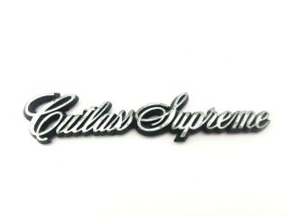 1981 - 1987 Oldsmobile Cutlass Supreme Side Fender Emblem Badge Symbol Oem (1982)
