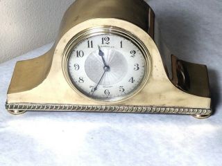 Anglo - French Antique Brass Mantel Clock S.  D Neill Belfast - Mvmt France Runs