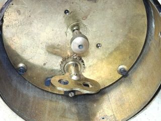 Anglo - French Antique Brass Mantel Clock S.  D Neill Belfast - Mvmt France Runs 5