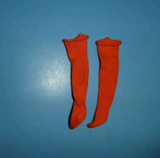 Vintage Francie Doll Clothes - Mod Era Francie 1263 Orange Cosy Stockings