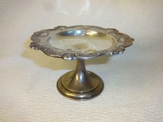 Antique Gorham Sterling Silver Weighted 740 Compote Stand 6.  25 Diameter