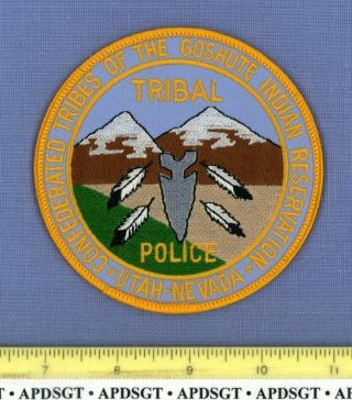 Goshute Reservation Utah Nevada Indian Tribe Tribal Sheriff Police Patch