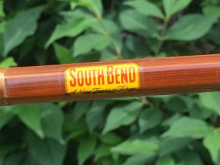 Vintage South Bend 9 ' Fly Rod No.  59 w/ Extra Tip Case No Cap 4