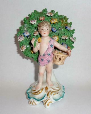 Antique French Porcelain Edme Samson Putti & Bocage C 1870