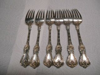 Set of 6 Wallace King Edward Sterling Silver 6 7/8 