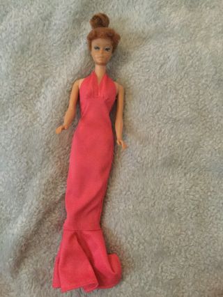 Bubblecut Midge Barbie Doll Titian Red Hair Vintage 1968
