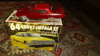 1964 64 Chevy Impala Ss 1/25 Amt Model Kit.  Still Wrapped