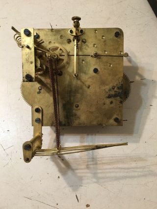 Antique Seth Thomas 113 Westminster Chime Mantle Clock Movement Parts