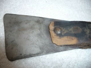 VINTAGE Corn / Cane Knife Old Vintage Primitive Farm Tool - SCRAPER HAND - MADE 3