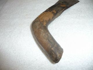 VINTAGE Corn / Cane Knife Old Vintage Primitive Farm Tool - SCRAPER HAND - MADE 5