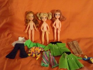 Vintage Uneeda Tiny Teens Dolls With Clothes