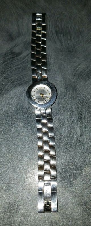 Ecclissi Sterling Silver Watch & Bracelet Heavy 2.  85 Oz Great Shape 32250