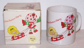 Adorable Vintage American Greetings 61301 Strawberry Shortcake Mug