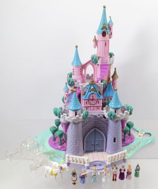 1995 Polly Pocket Mfr.  Disney Cinderella Enchanted Castle Bluebird Toys
