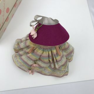 Vintage Nancy Ann Bisque Storybook Doll Jointed Slim Wobble Head Blonde Hat Box 4