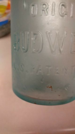 Old Antique Orginal Budweiser bottle 7