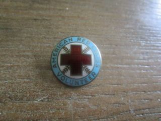 American Red Cross Volunteer Sterling Silver Pin