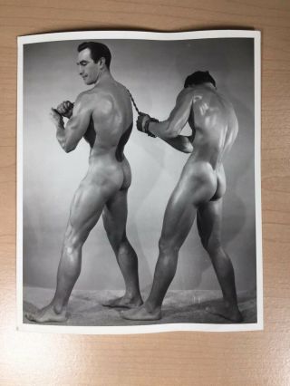 Vintage Male Nude,  Western Photography Guild,  Steve Wengryn,  Eddie Williams 4x5