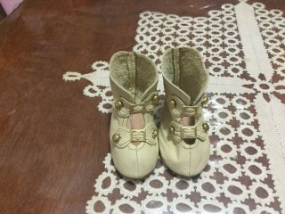 Vintage Made Antique French / German Styled Leather Doll Boots