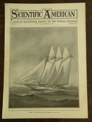 1910 Scientific American October 8 - Early Days Of Submarines