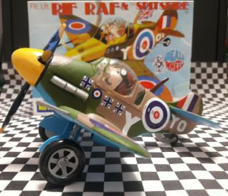 Revell - Deals Wheels - Rif Raf And His Spitsfire - Vintage Model Kit - Built