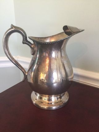 Vintage E.  P.  C.  A.  Bristol Silver Plated Water Pitcher