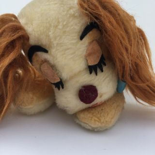 Walt Disney Characters Vintage Lady and the Tramp Puppy Dog USA Plush 9 