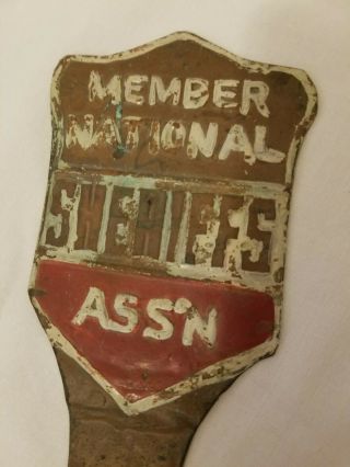 Member National Sheriffs Assn Licence Plate Topper.