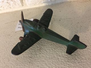 Vintage Antique All Hubley Air Ford Cast Iron Metal Toy Wingspan 3.  75 "